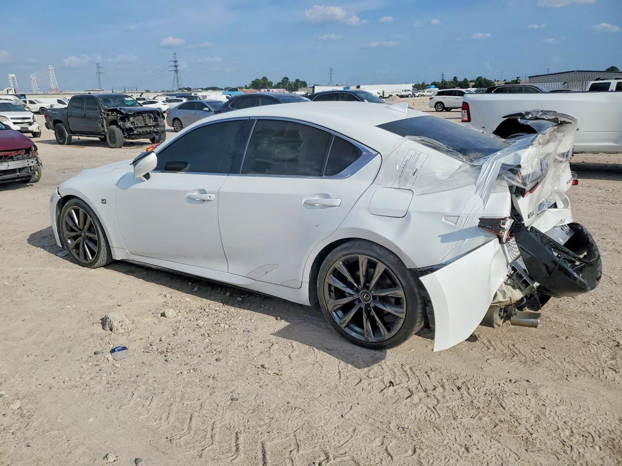 2021 Lexus Is 350 F Sport White vin: JTHGZ1B22M5038622