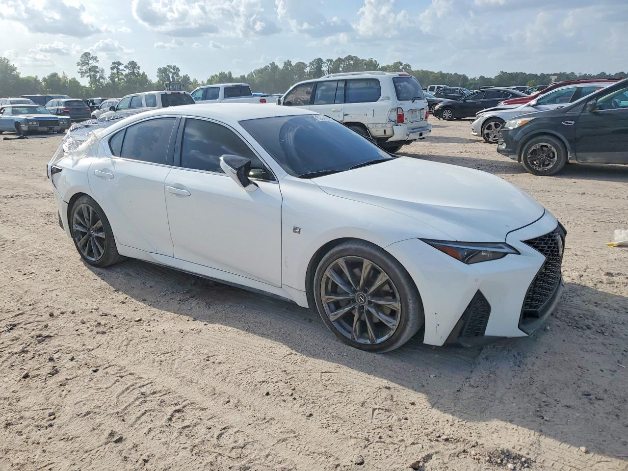 2021 Lexus Is 350 F Sport White vin: JTHGZ1B22M5038622