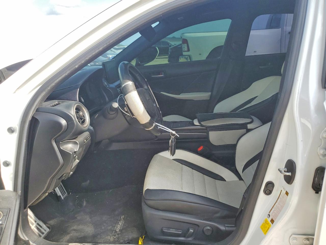 2021 Lexus Is 350 F Sport White vin: JTHGZ1B22M5038622