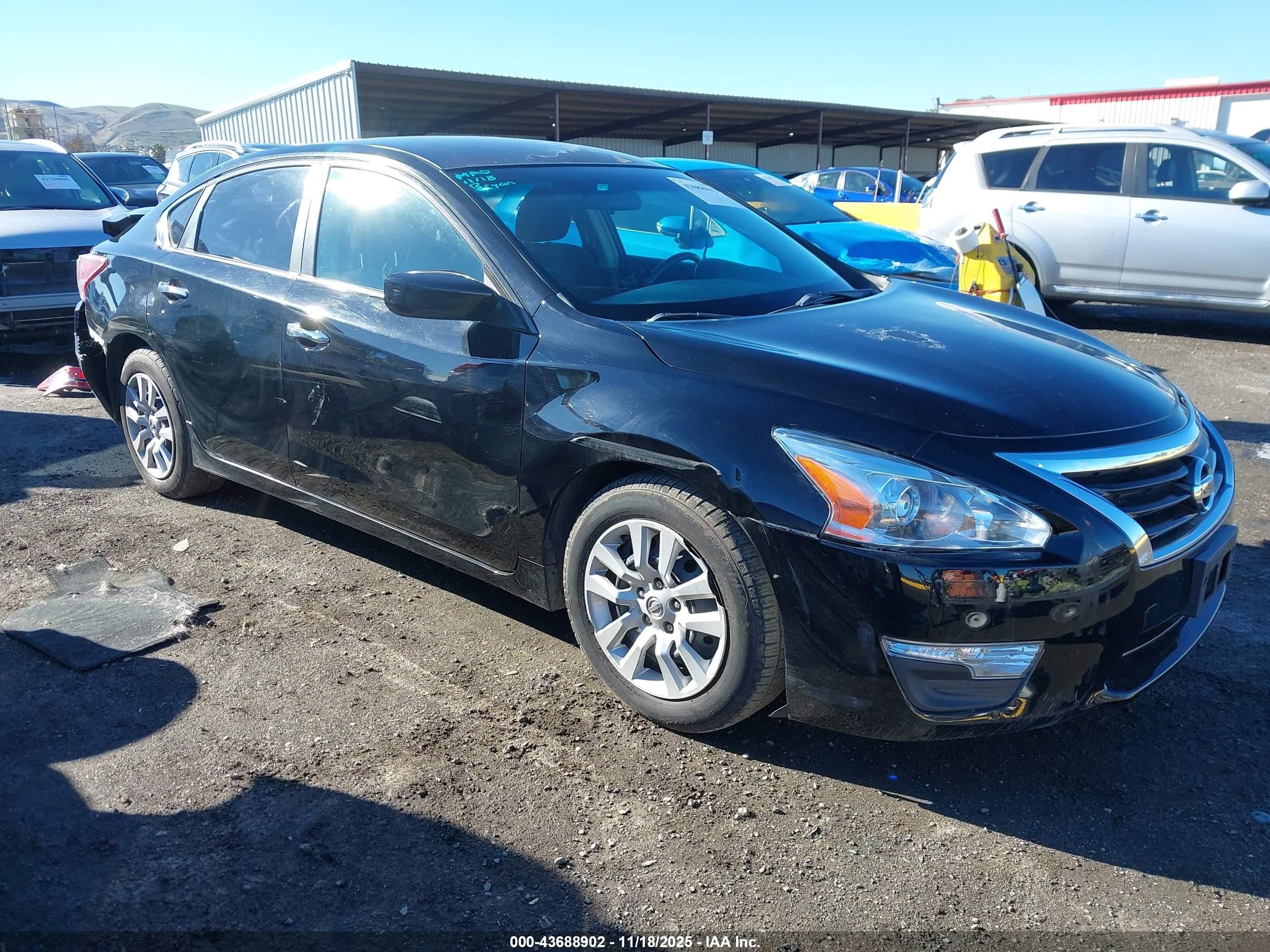 2013 Nissan Altima 2.5 S Black vin: 1N4AL3AP0DC232374