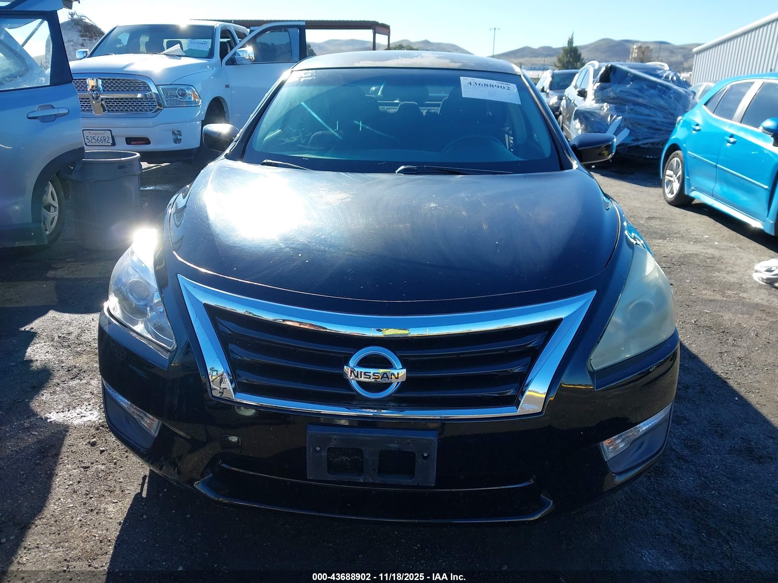 2013 Nissan Altima 2.5 S Black vin: 1N4AL3AP0DC232374