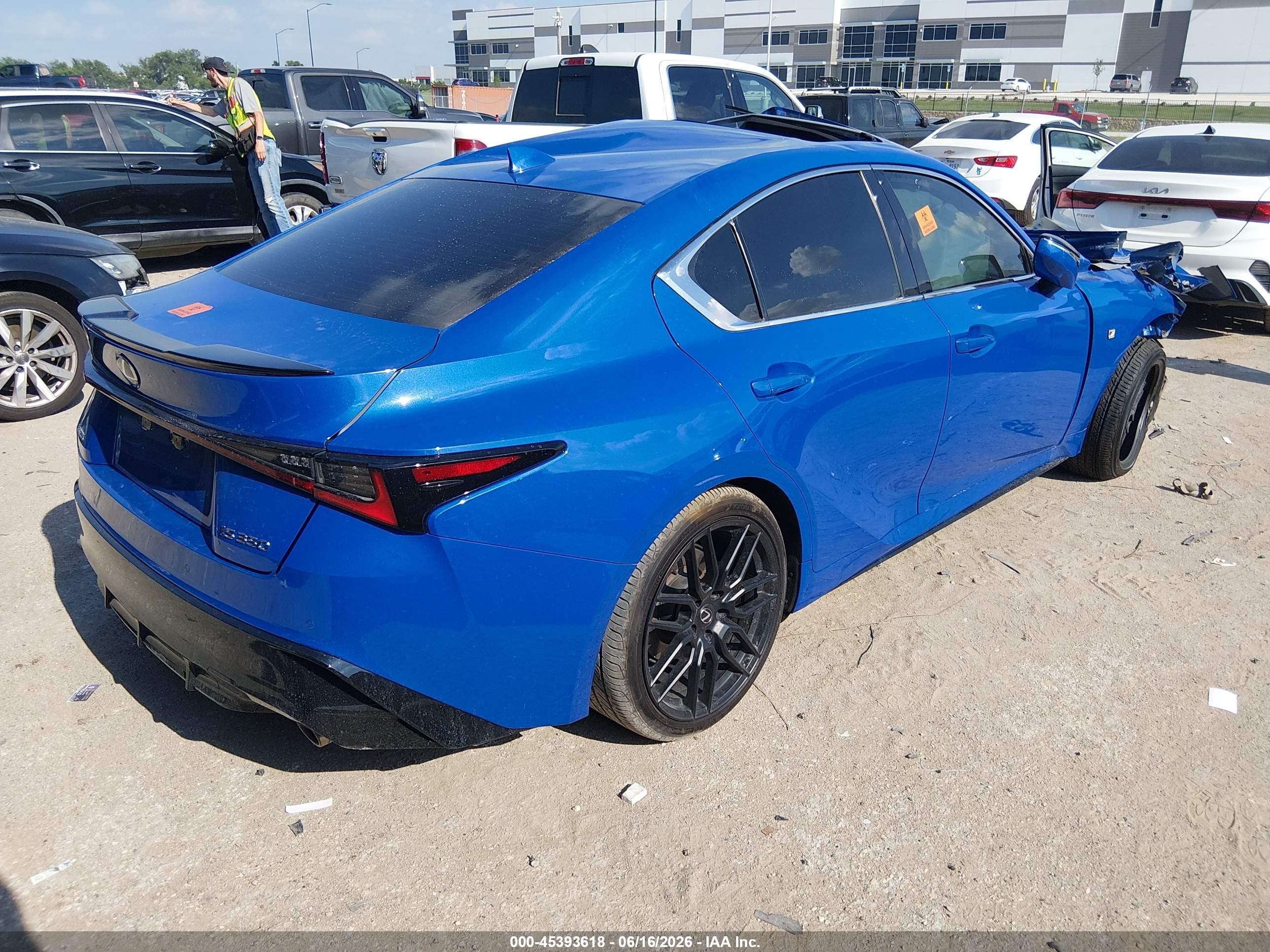 2023 Lexus Is 350 F Sport Blue vin: JTHGZ1B23P5070662