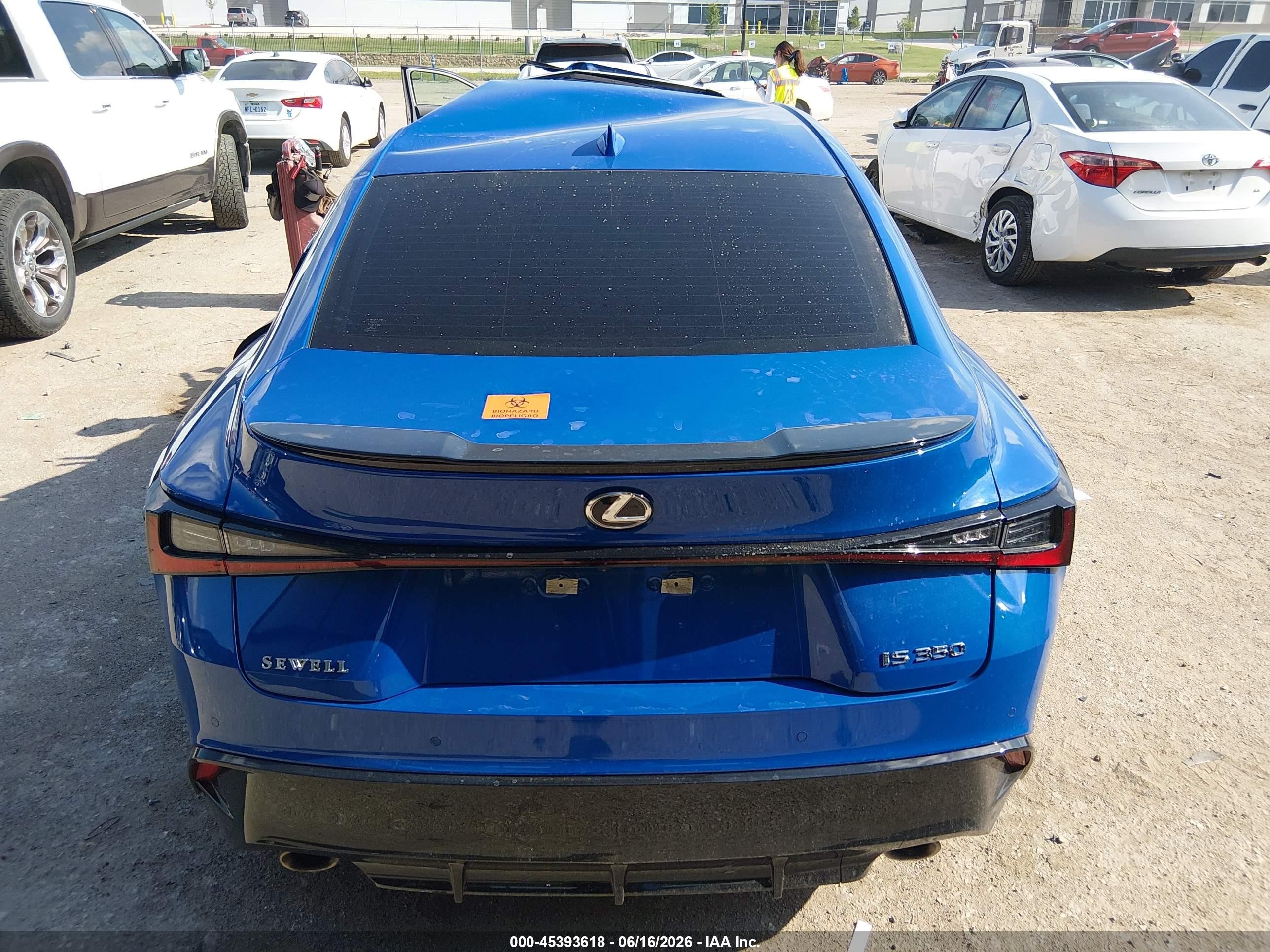 2023 Lexus Is 350 F Sport Blue vin: JTHGZ1B23P5070662