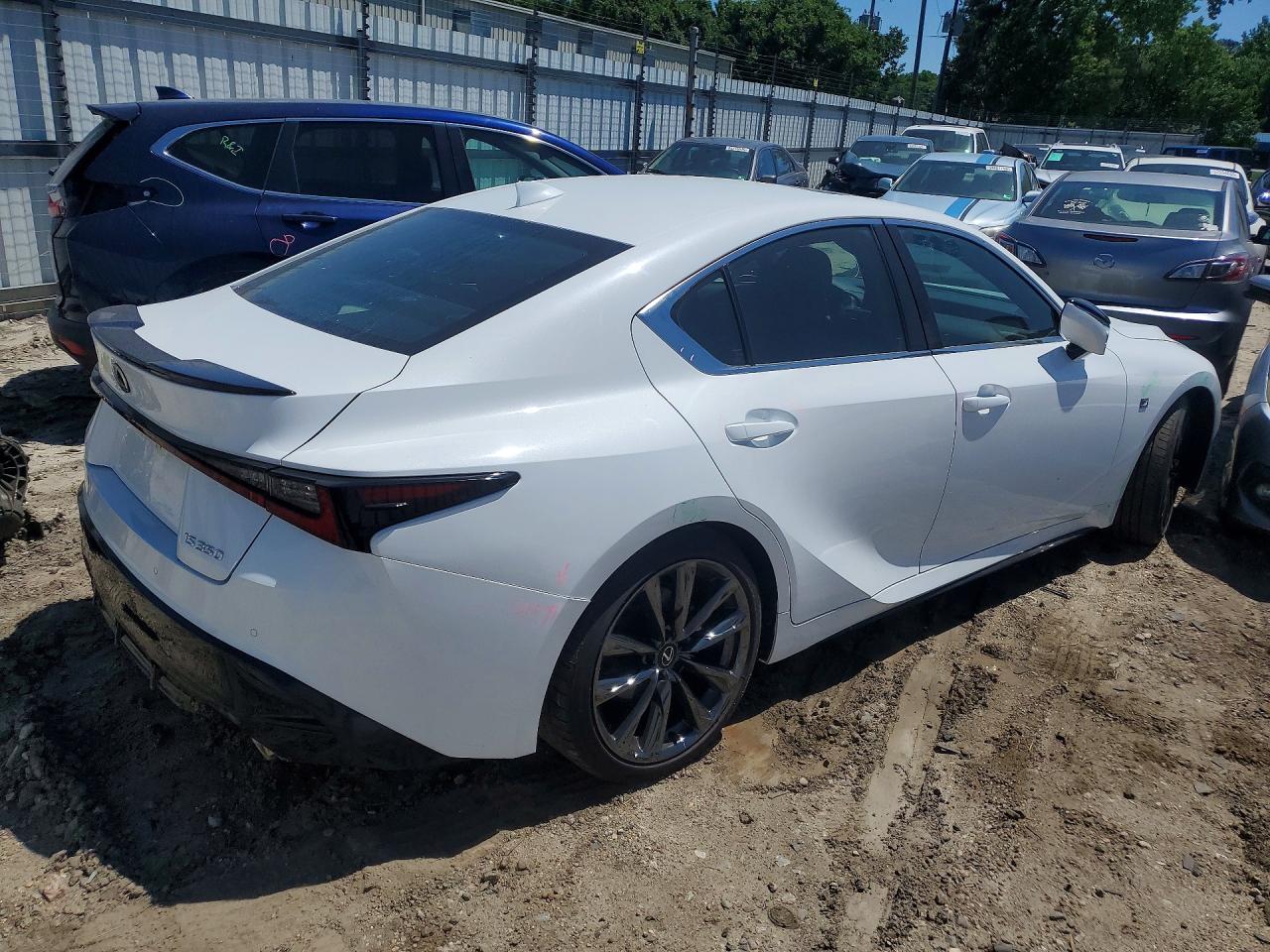 2023 Lexus Is 350 F Sport White vin: JTHGZ1B25P5070615