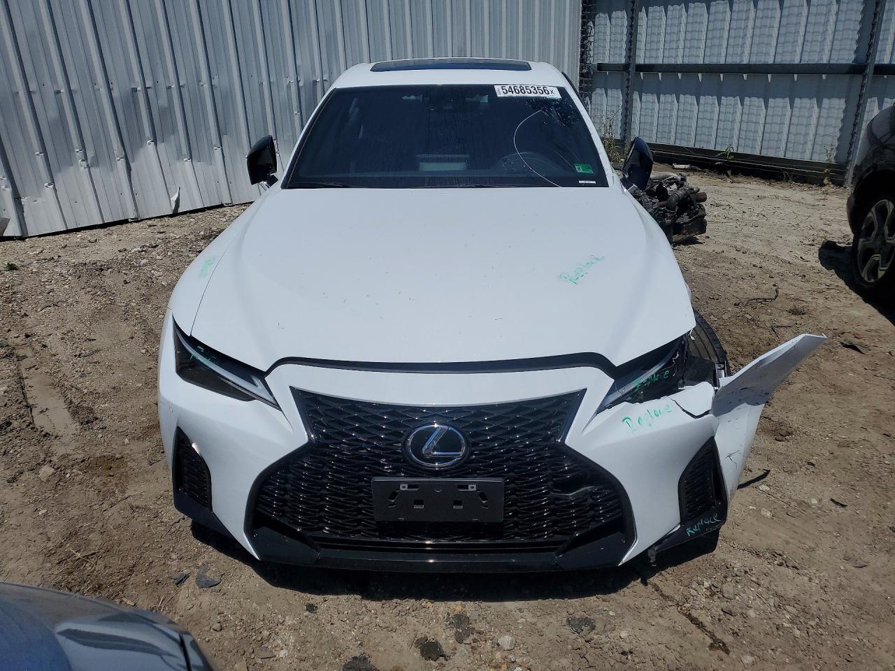 2023 Lexus Is 350 F Sport White vin: JTHGZ1B25P5070615