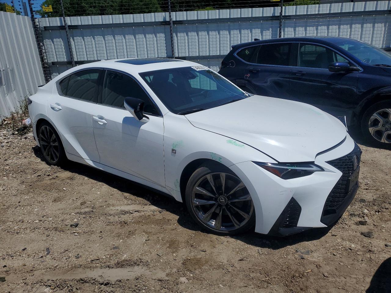 2023 Lexus Is 350 F Sport White vin: JTHGZ1B25P5070615