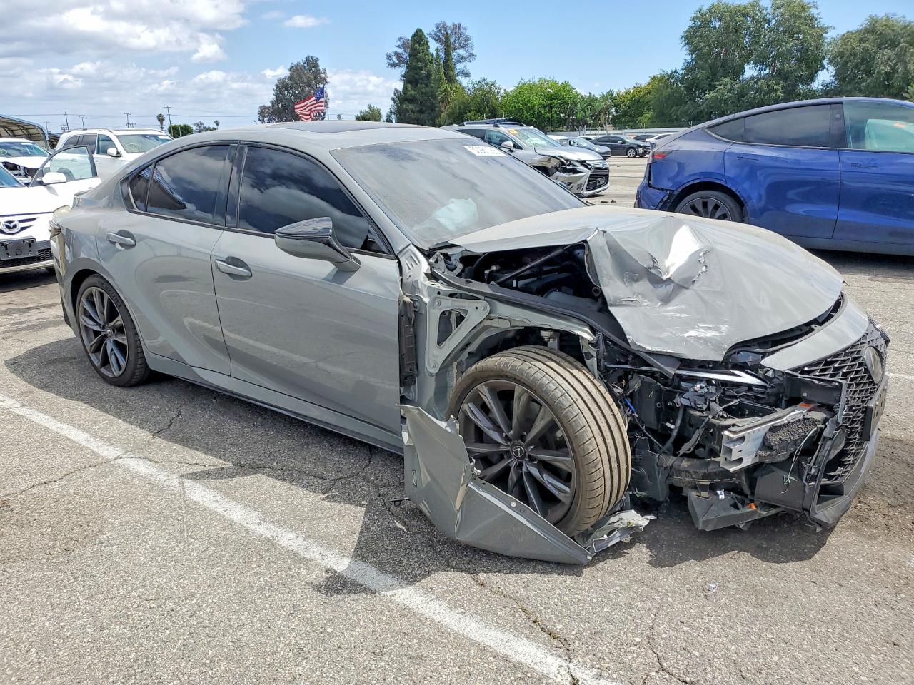 2024 Lexus Is 350 F Sport Серый vin: JTHGZ1B26R5078550
