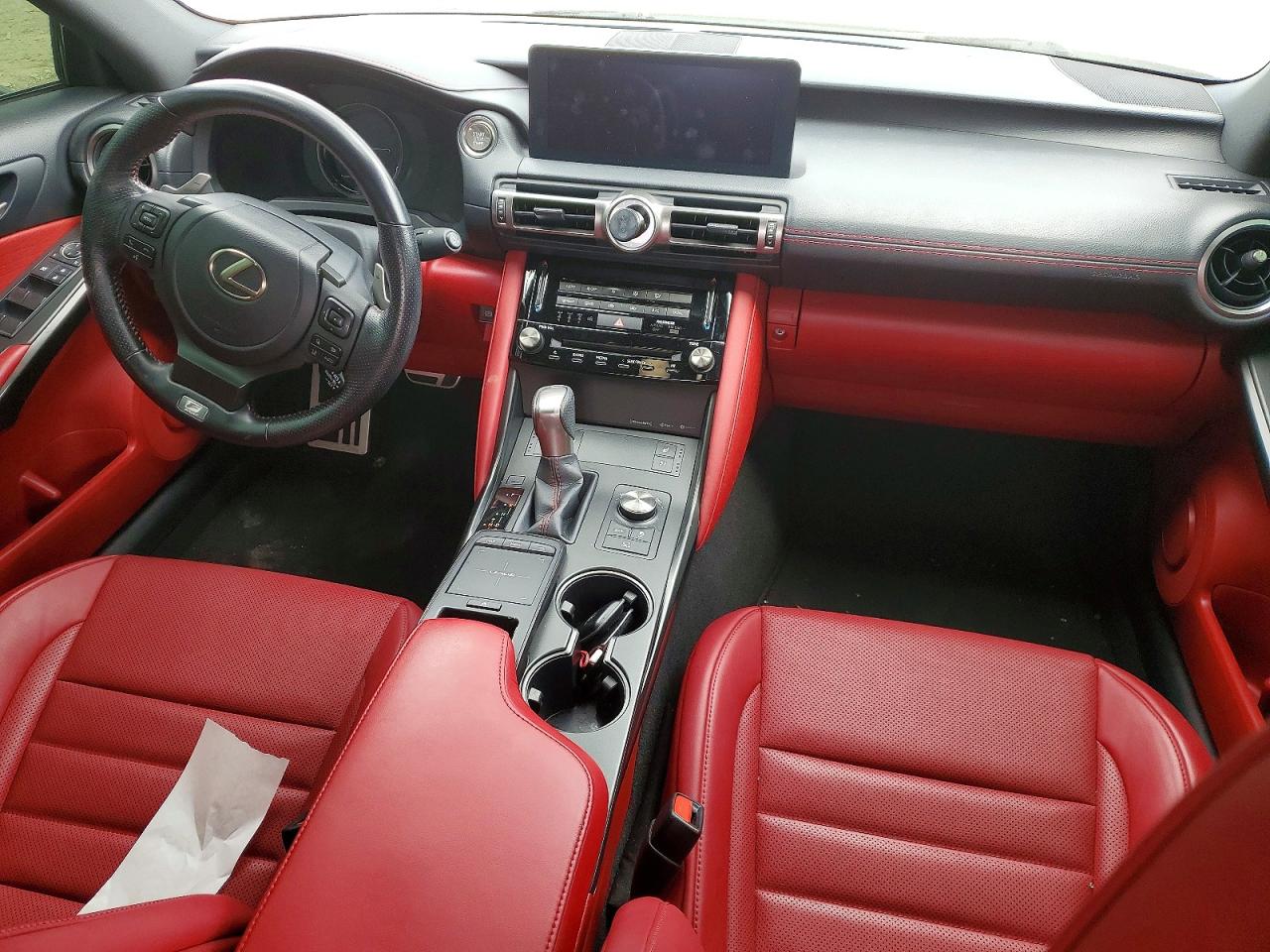 2021 Lexus Is 350 F Sport White vin: JTHGZ1B27M5045825