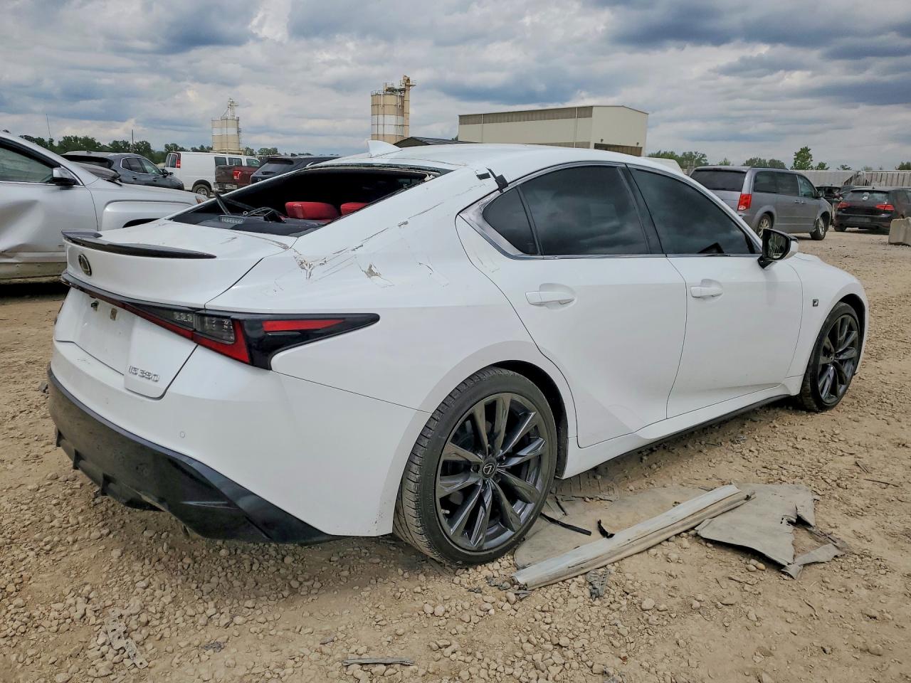 2021 Lexus Is 350 F Sport White vin: JTHGZ1B27M5045825