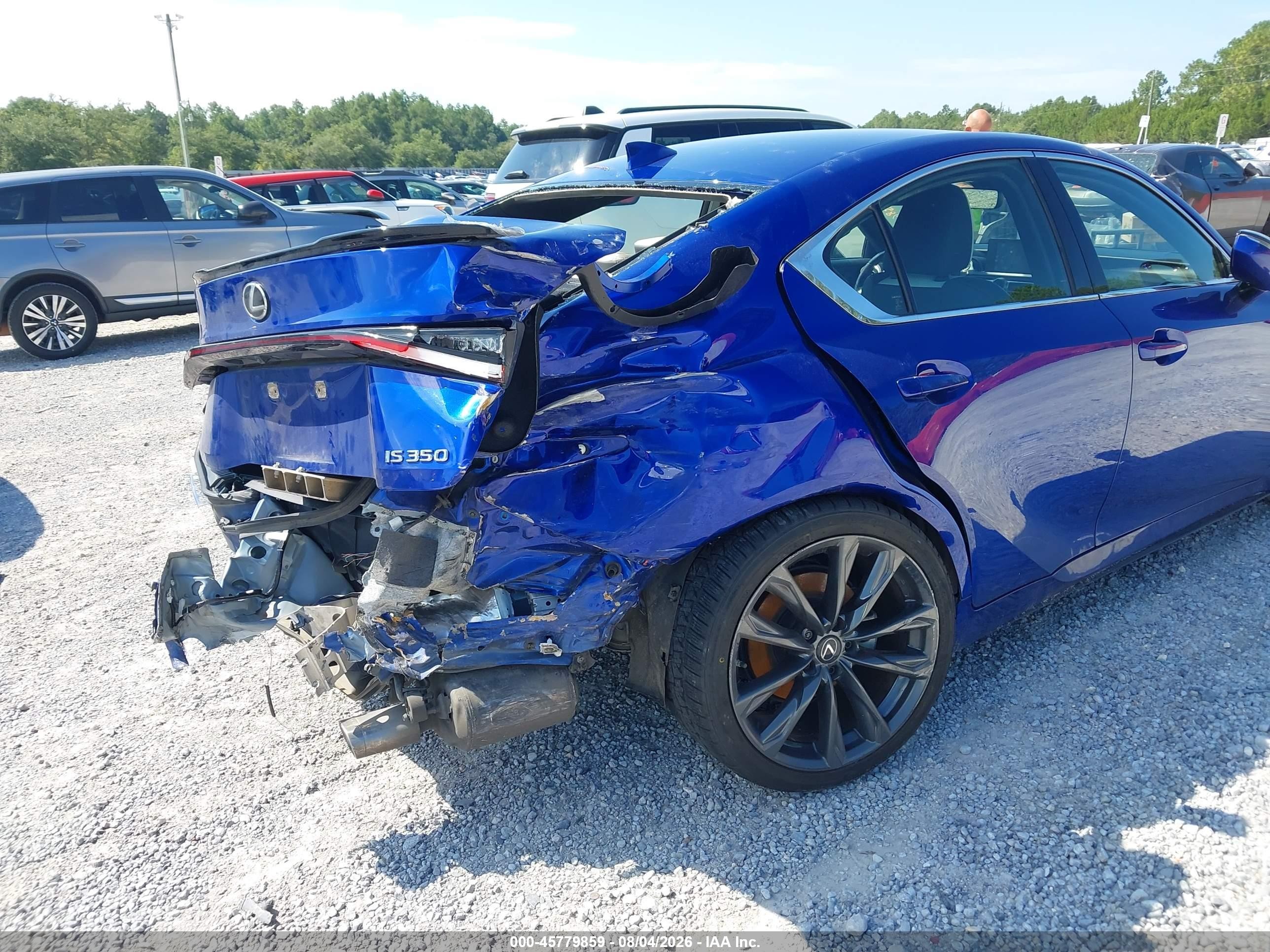 2022 Lexus Is 350 F Sport Синий vin: JTHGZ1B27N5057748