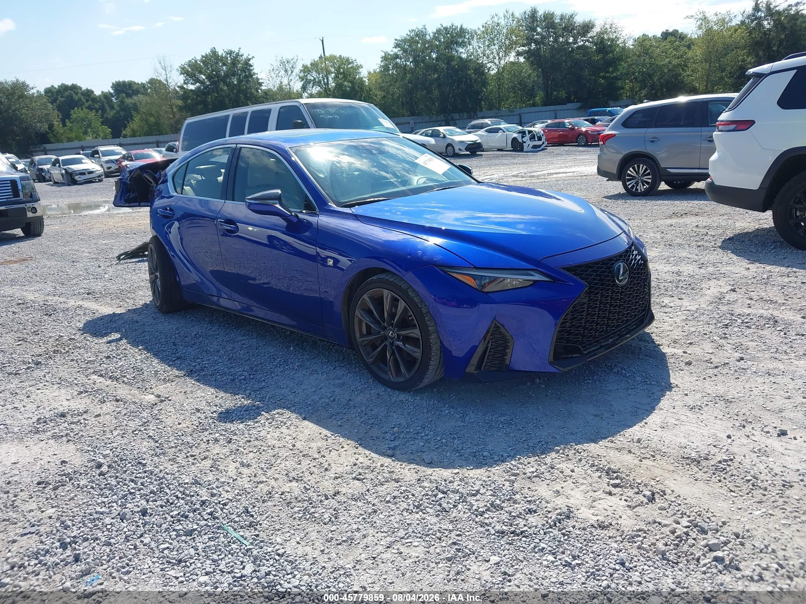 2022 Lexus Is 350 F Sport Синий vin: JTHGZ1B27N5057748