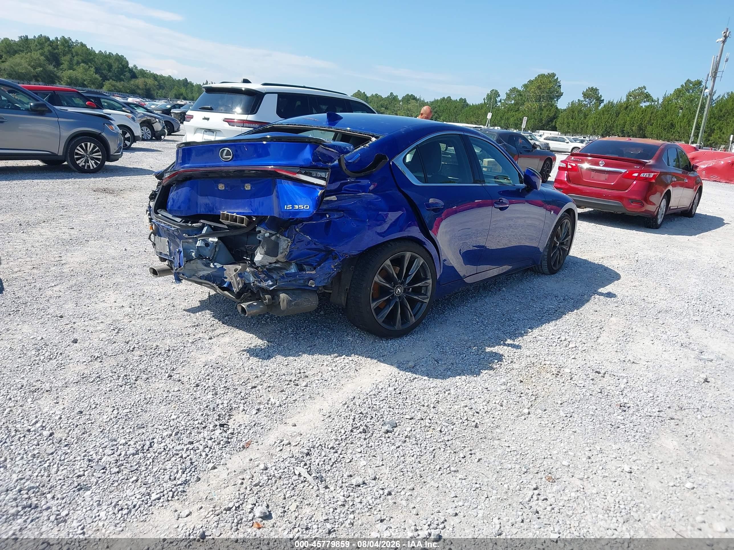 2022 Lexus Is 350 F Sport Синий vin: JTHGZ1B27N5057748