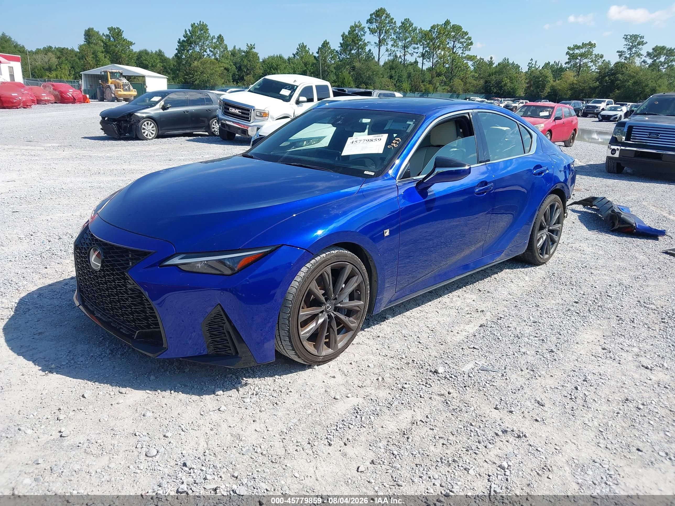 2022 Lexus Is 350 F Sport Синий vin: JTHGZ1B27N5057748