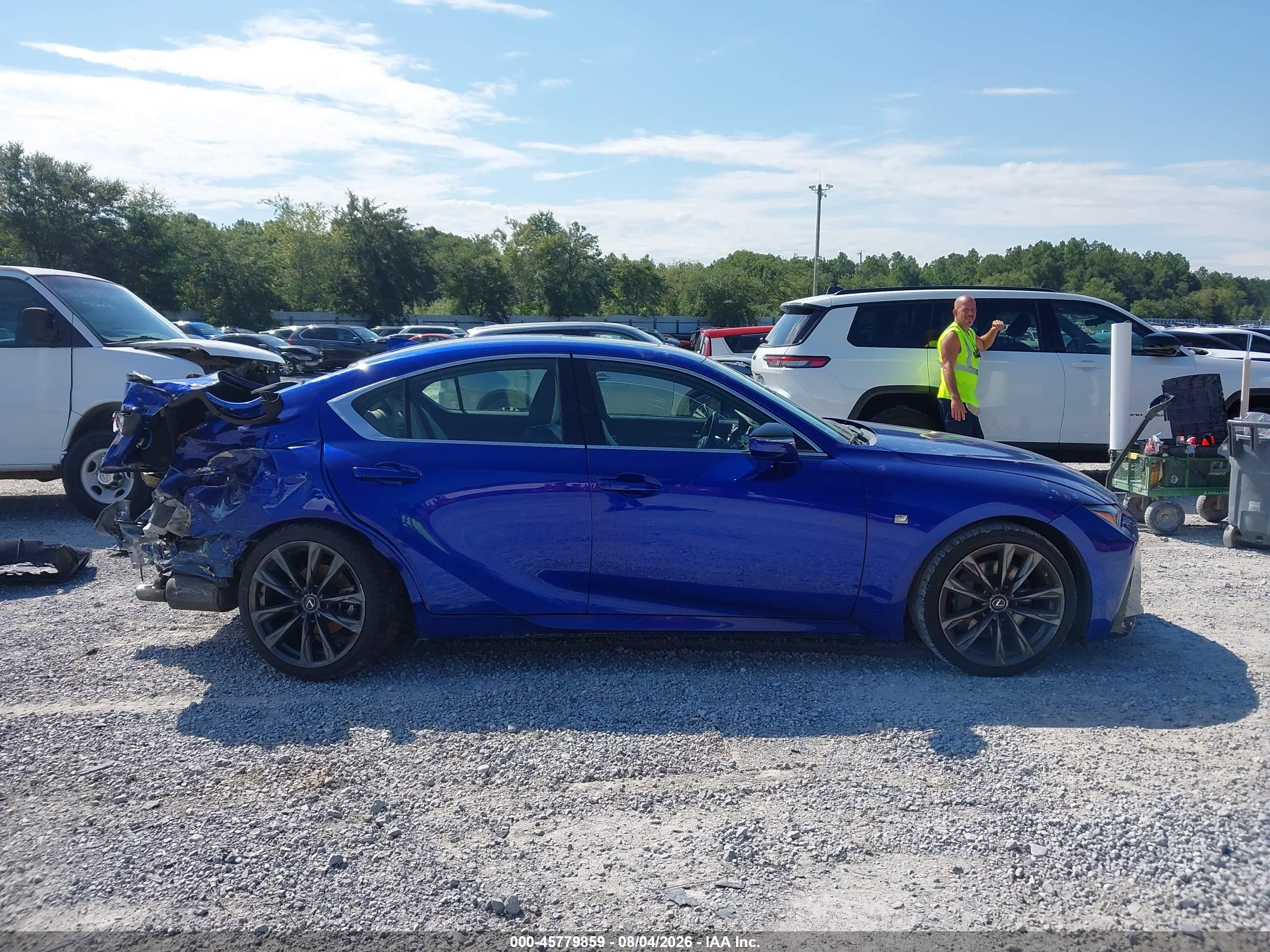 2022 Lexus Is 350 F Sport Синий vin: JTHGZ1B27N5057748