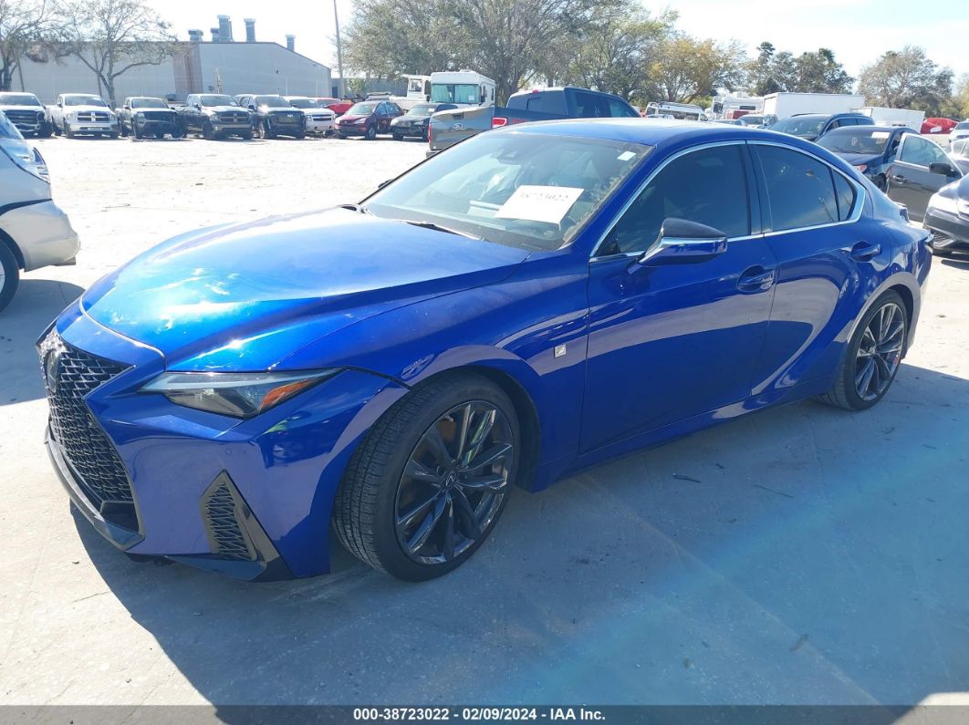 2022 Lexus Is 350 F Sport Blue vin: JTHGZ1B29N5048999
