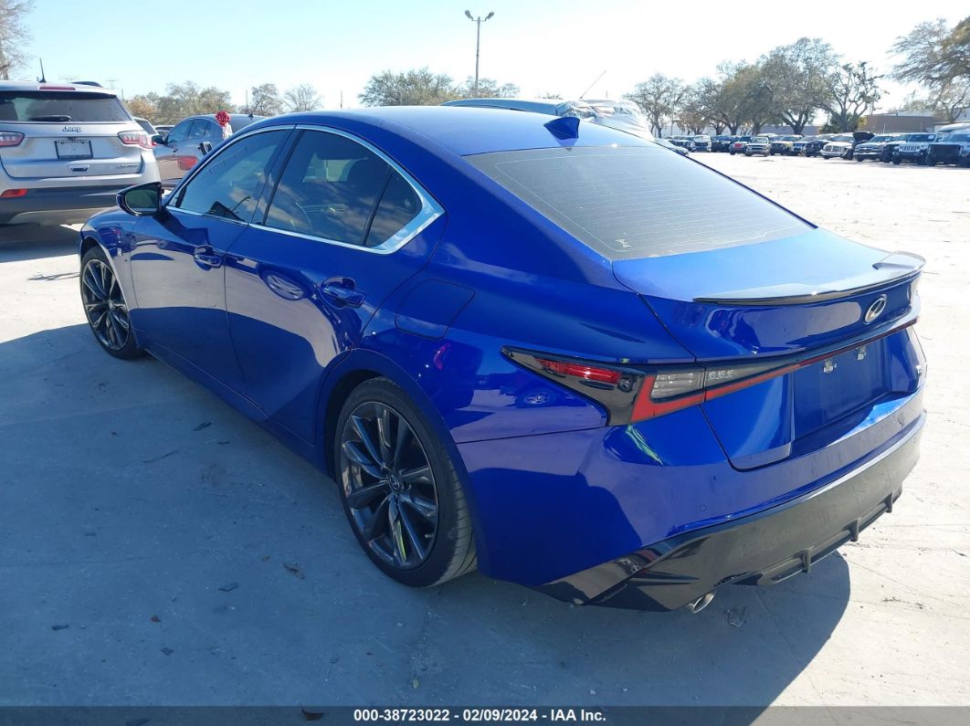 2022 Lexus Is 350 F Sport Blue vin: JTHGZ1B29N5048999