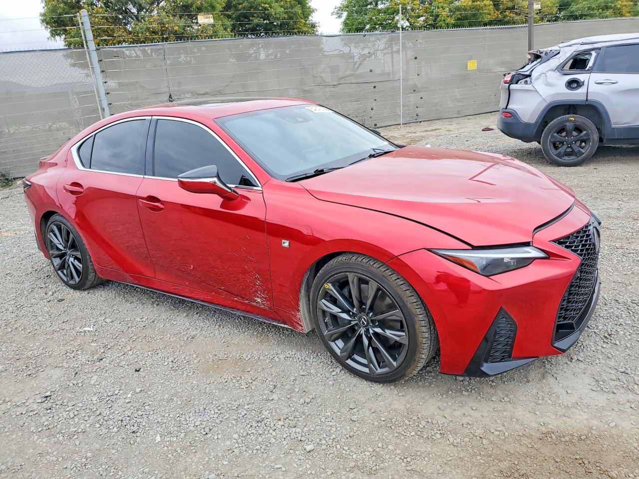 2022 Lexus Is 350 F Sport Red vin: JTHGZ1B2XN5054228