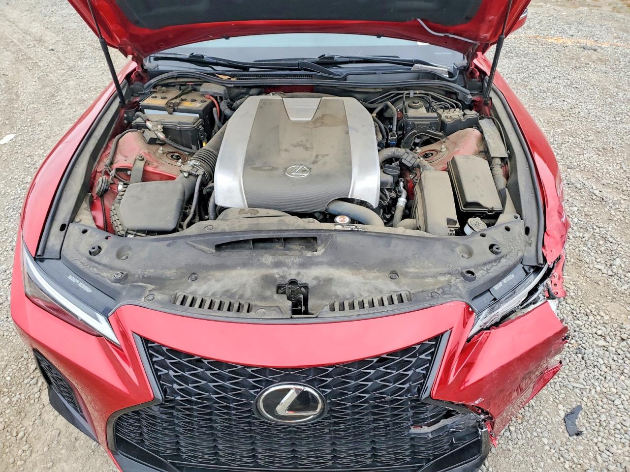 2022 Lexus Is 350 F Sport Red vin: JTHGZ1B2XN5054228