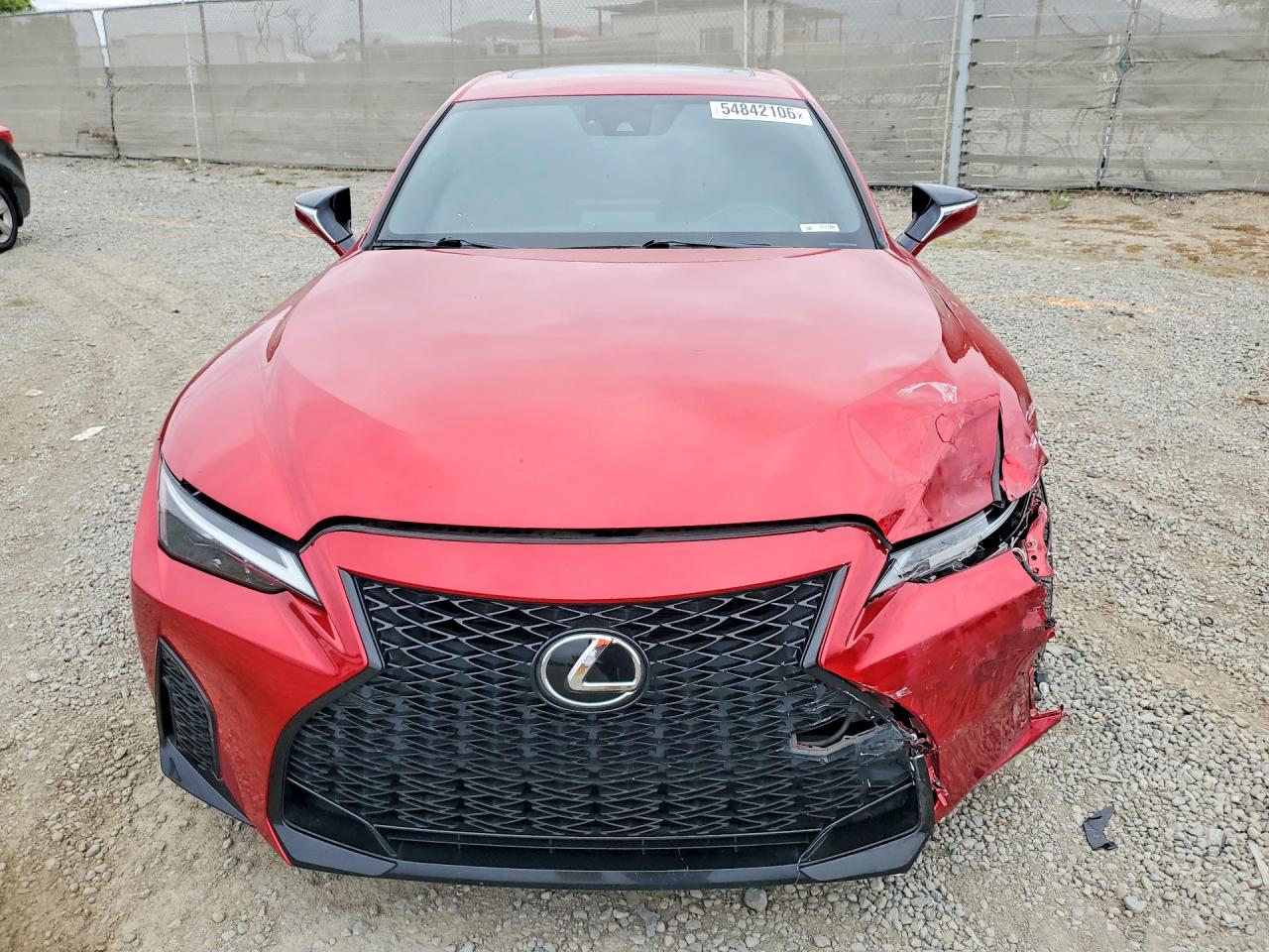 2022 Lexus Is 350 F Sport Red vin: JTHGZ1B2XN5054228