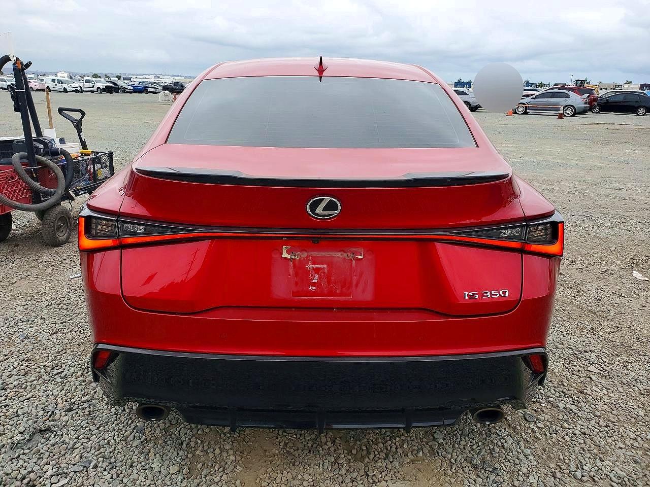 2022 Lexus Is 350 F Sport Red vin: JTHGZ1B2XN5054228