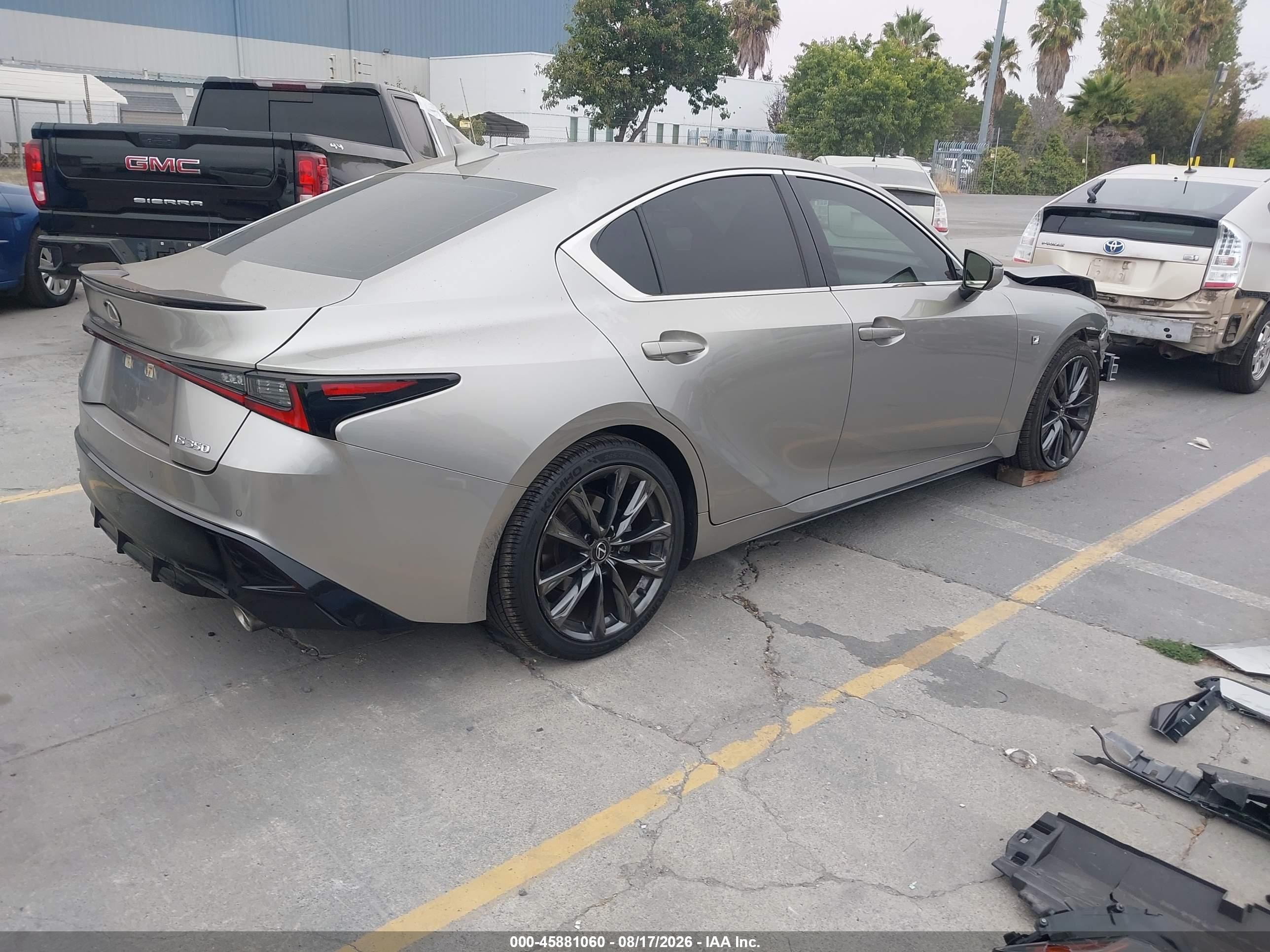 2023 Lexus Is 350 F Sport Silver vin: JTHGZ1B2XP5066009