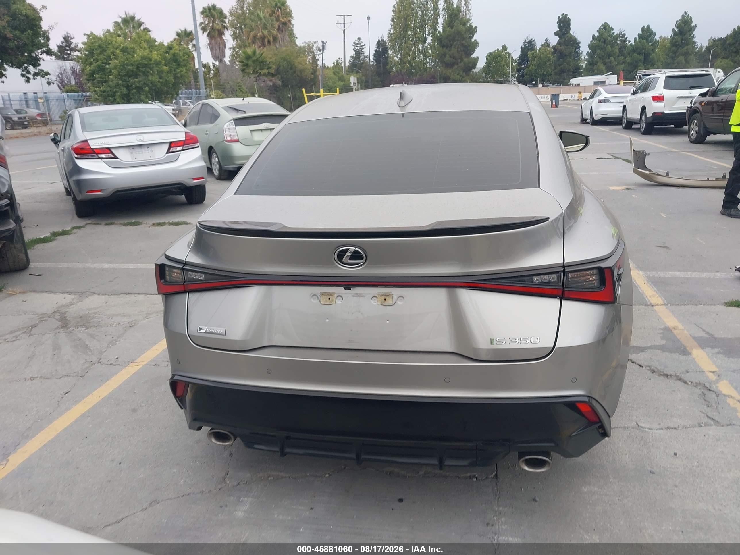 2023 Lexus Is 350 F Sport Silver vin: JTHGZ1B2XP5066009