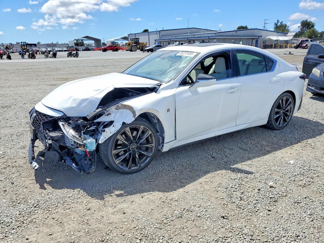 2023 Lexus Is 350 F Sport White vin: JTHGZ1B2XP5066284