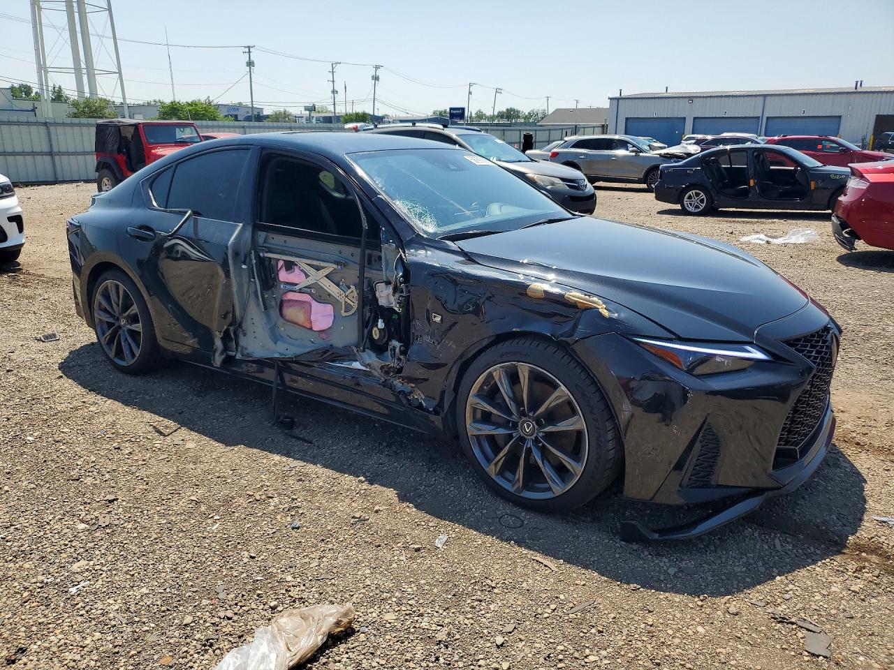 2021 Lexus Is 350 F Sport Черный vin: JTHGZ1E23M5018794