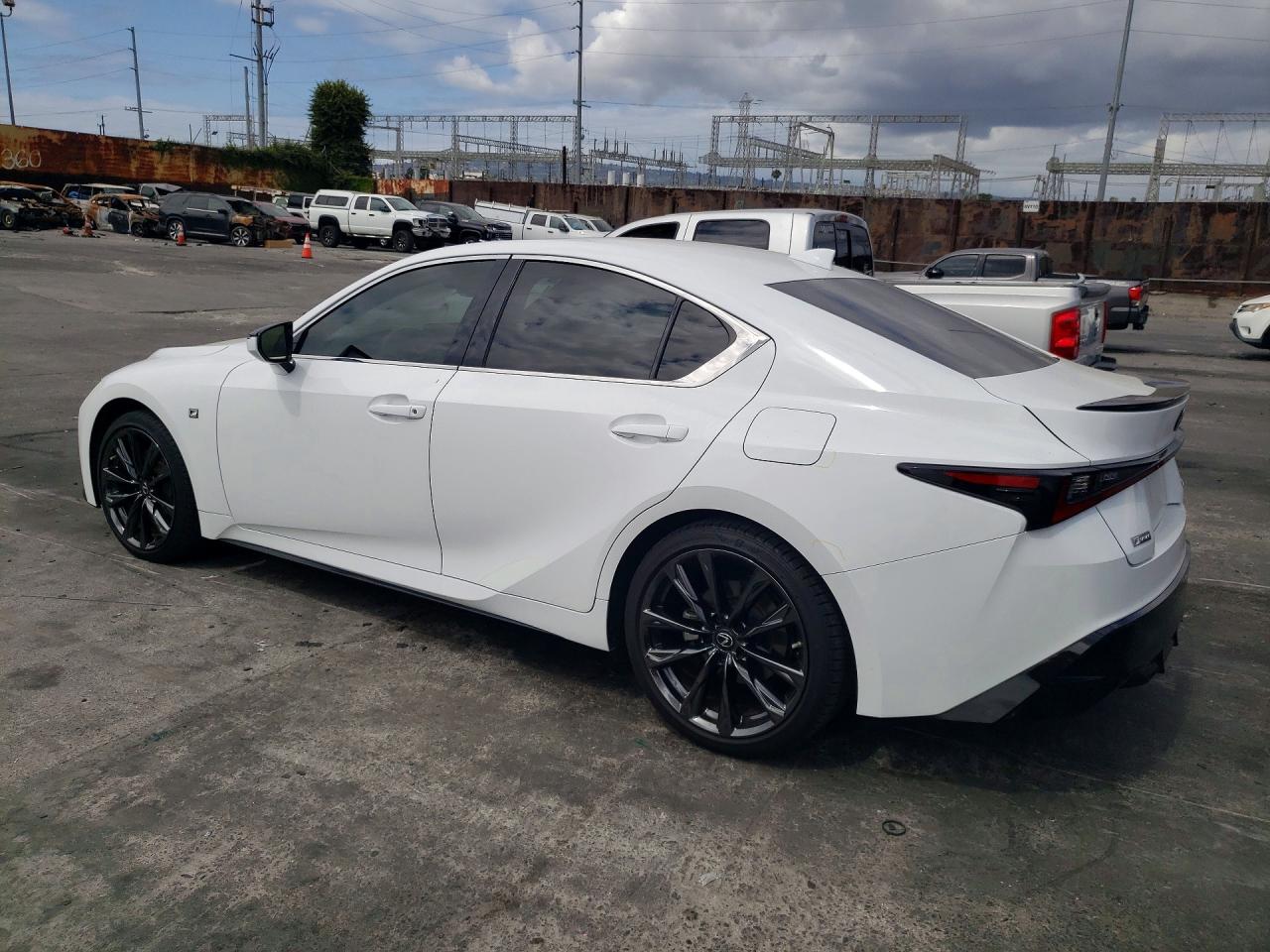 2021 Lexus Is 350 F Sport White vin: JTHGZ1E26M5021141