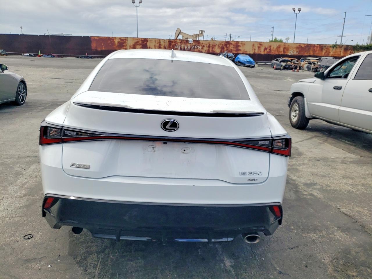 2021 Lexus Is 350 F Sport White vin: JTHGZ1E26M5021141
