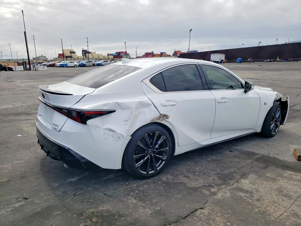 2021 Lexus Is 350 F Sport White vin: JTHGZ1E26M5021141