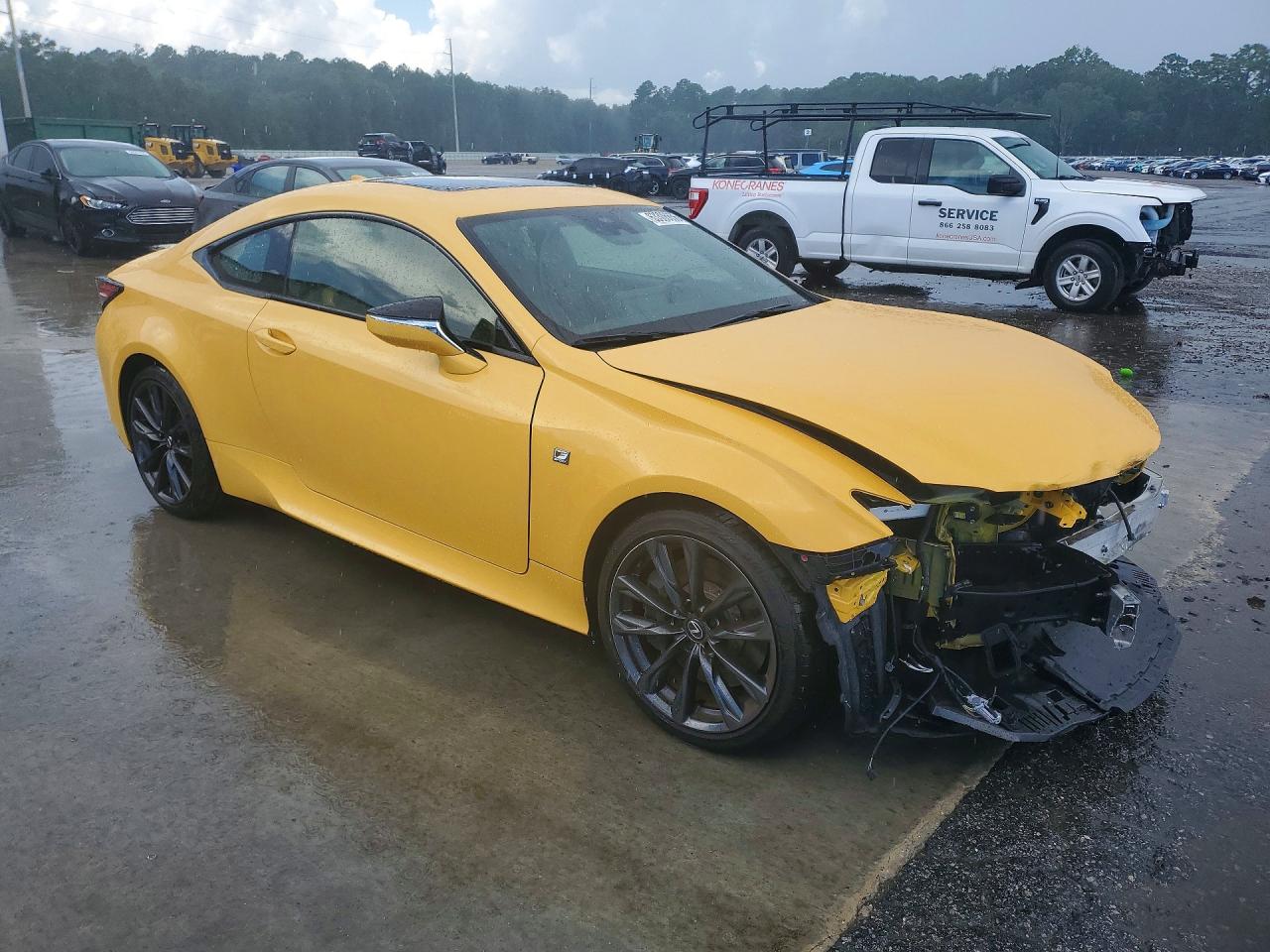 2023 Lexus Rc 350 F Sport Желтый vin: JTHGZ5BC7P5027202