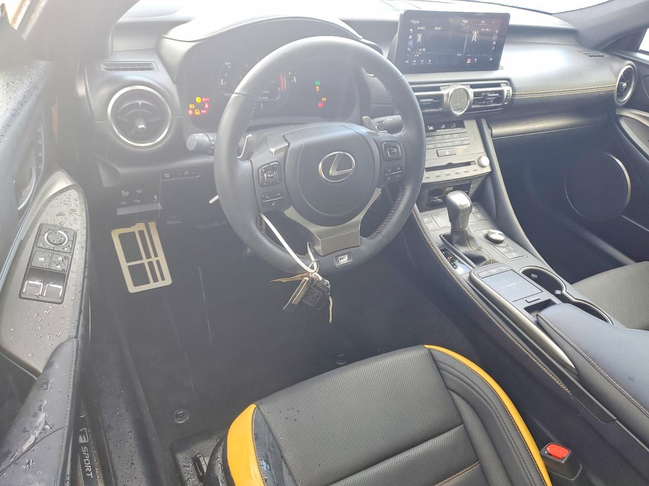 2023 Lexus Rc 350 F Sport Желтый vin: JTHGZ5BC7P5027202