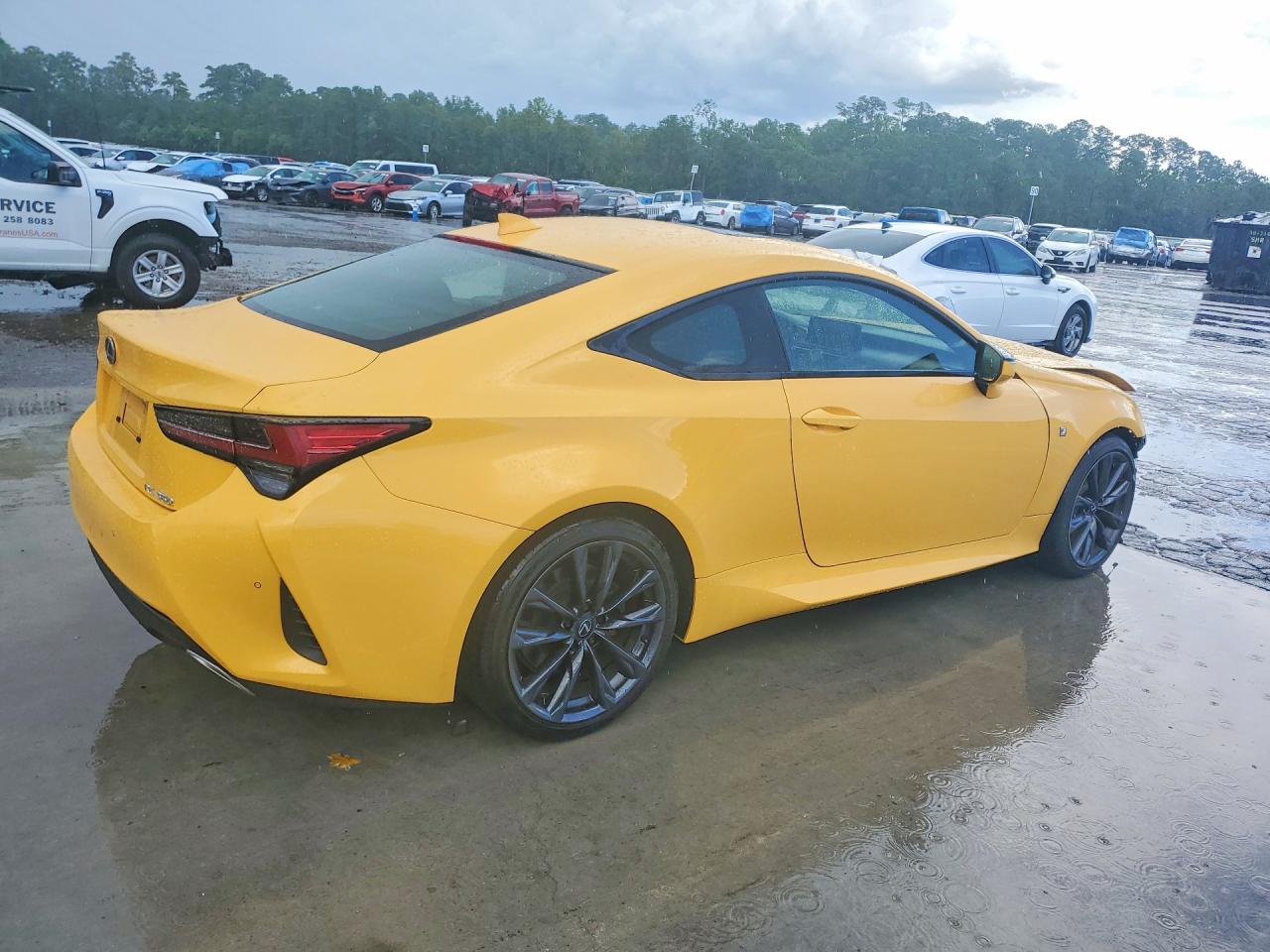 2023 Lexus Rc 350 F Sport Желтый vin: JTHGZ5BC7P5027202