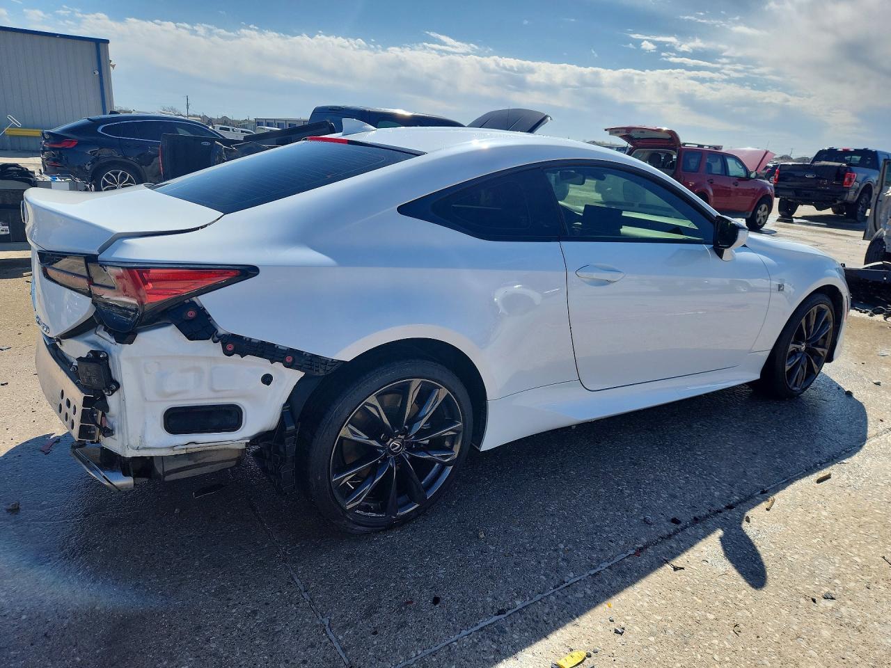 2023 Lexus Rc 350 F Sport White vin: JTHGZ5BCXP5026545