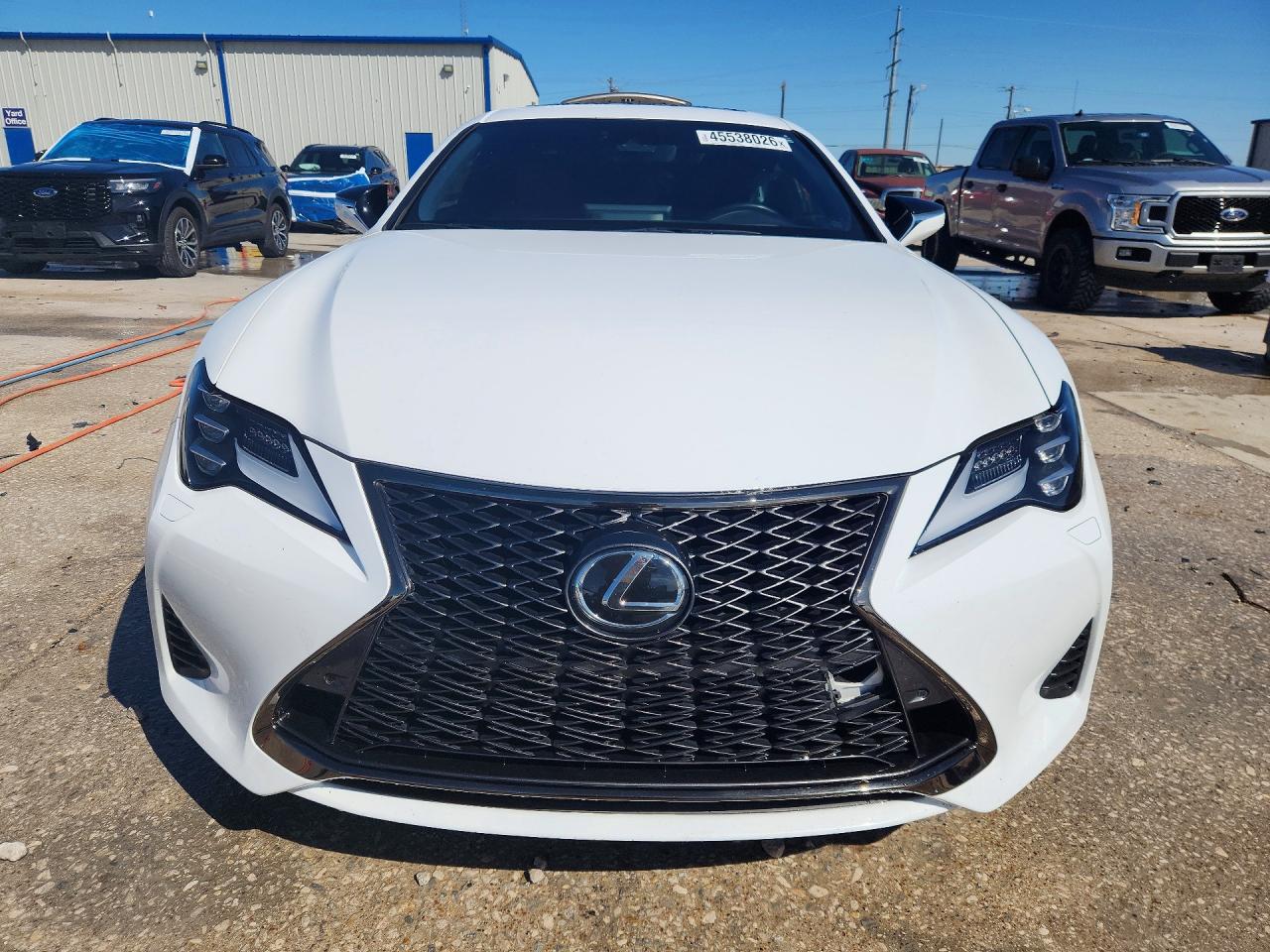 2023 Lexus Rc 350 F Sport White vin: JTHGZ5BCXP5026545