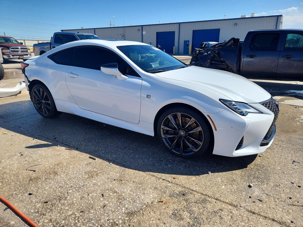 2023 Lexus Rc 350 F Sport White vin: JTHGZ5BCXP5026545