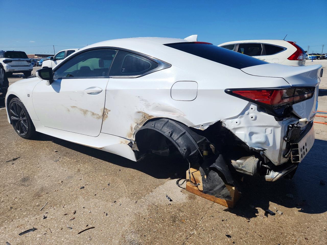 2023 Lexus Rc 350 F Sport White vin: JTHGZ5BCXP5026545