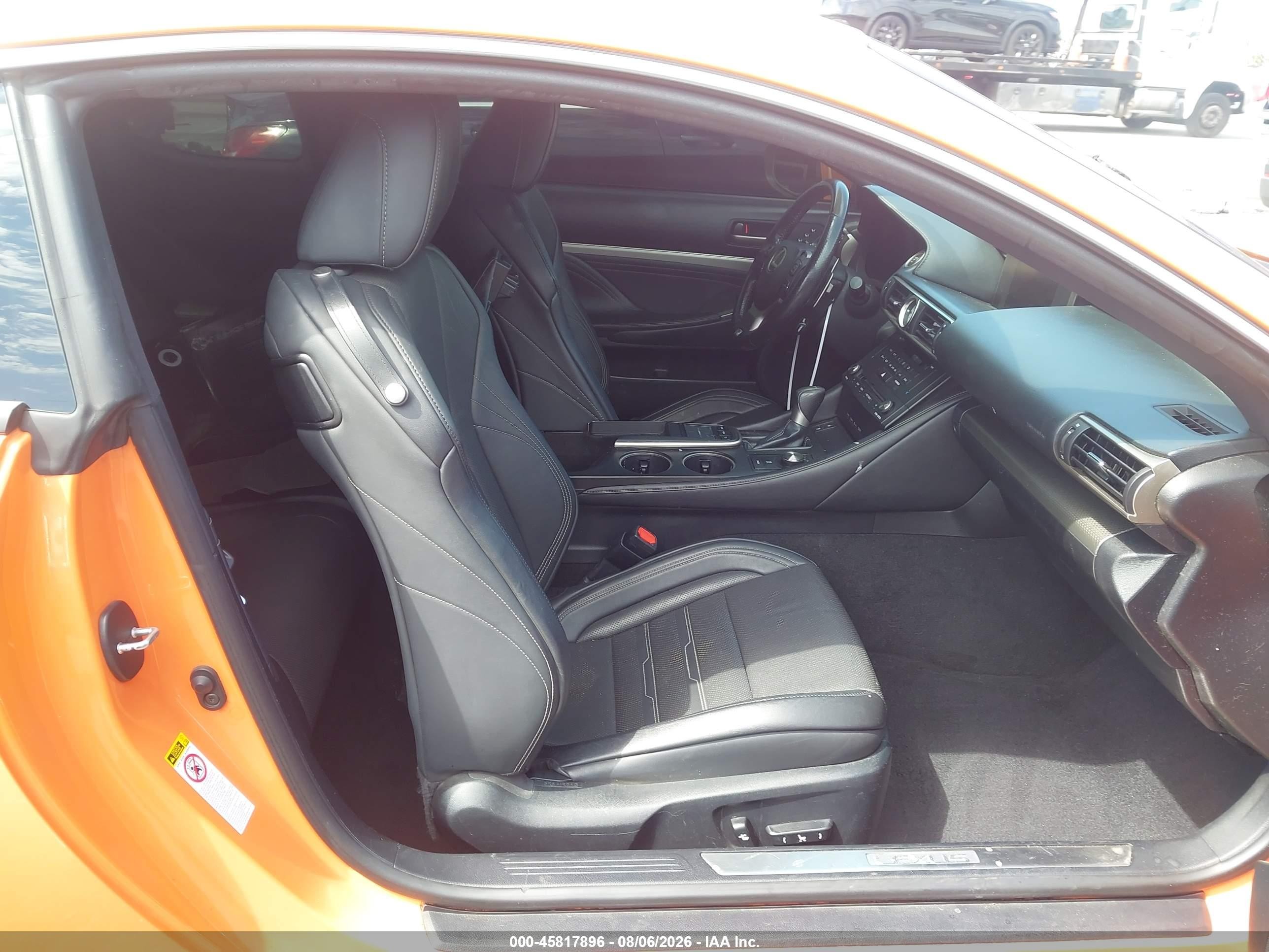 2016 Lexus Rc 200t   Orange vin: JTHHA5BC1G5001013