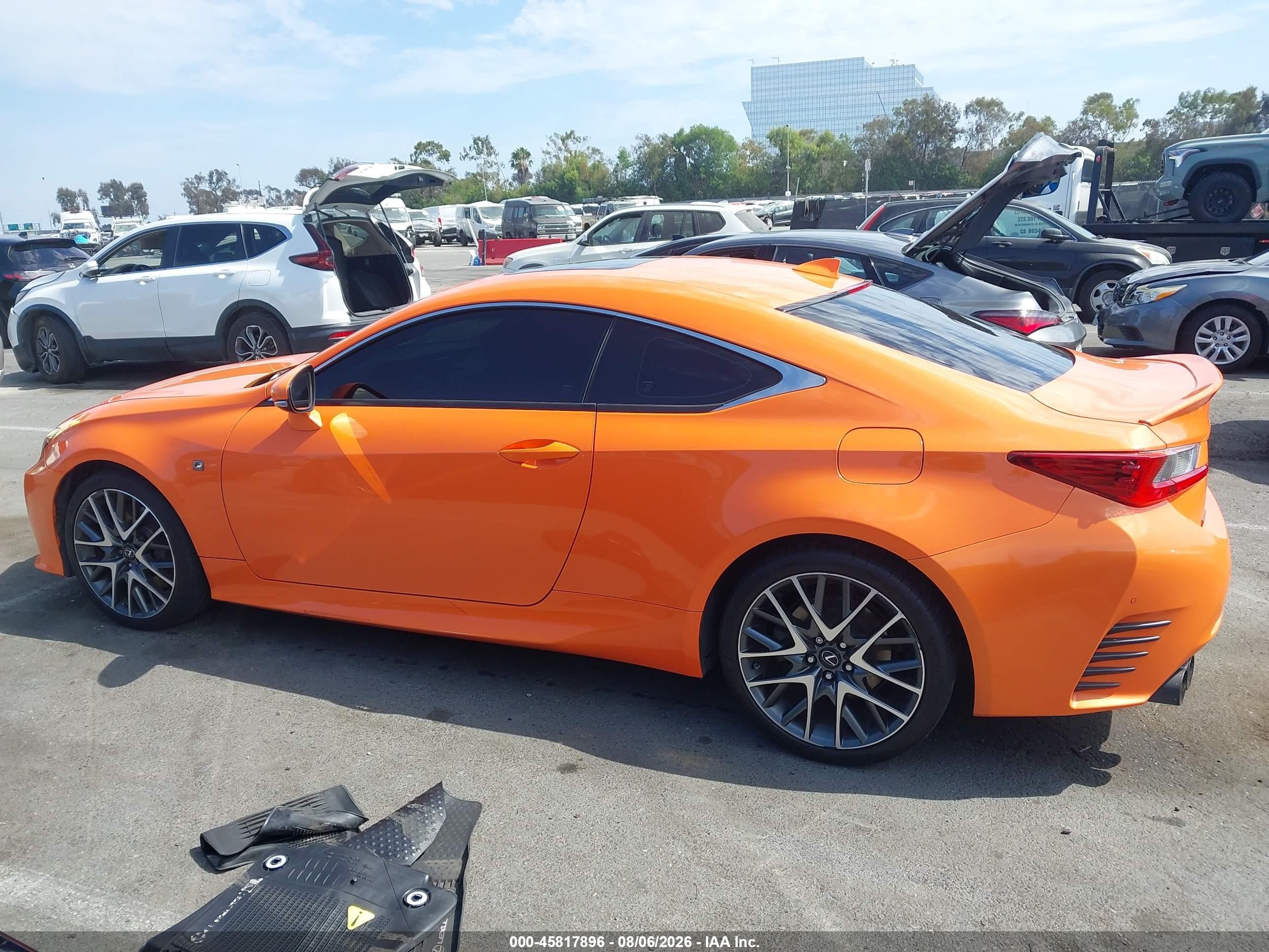 2016 Lexus Rc 200t   Orange vin: JTHHA5BC1G5001013