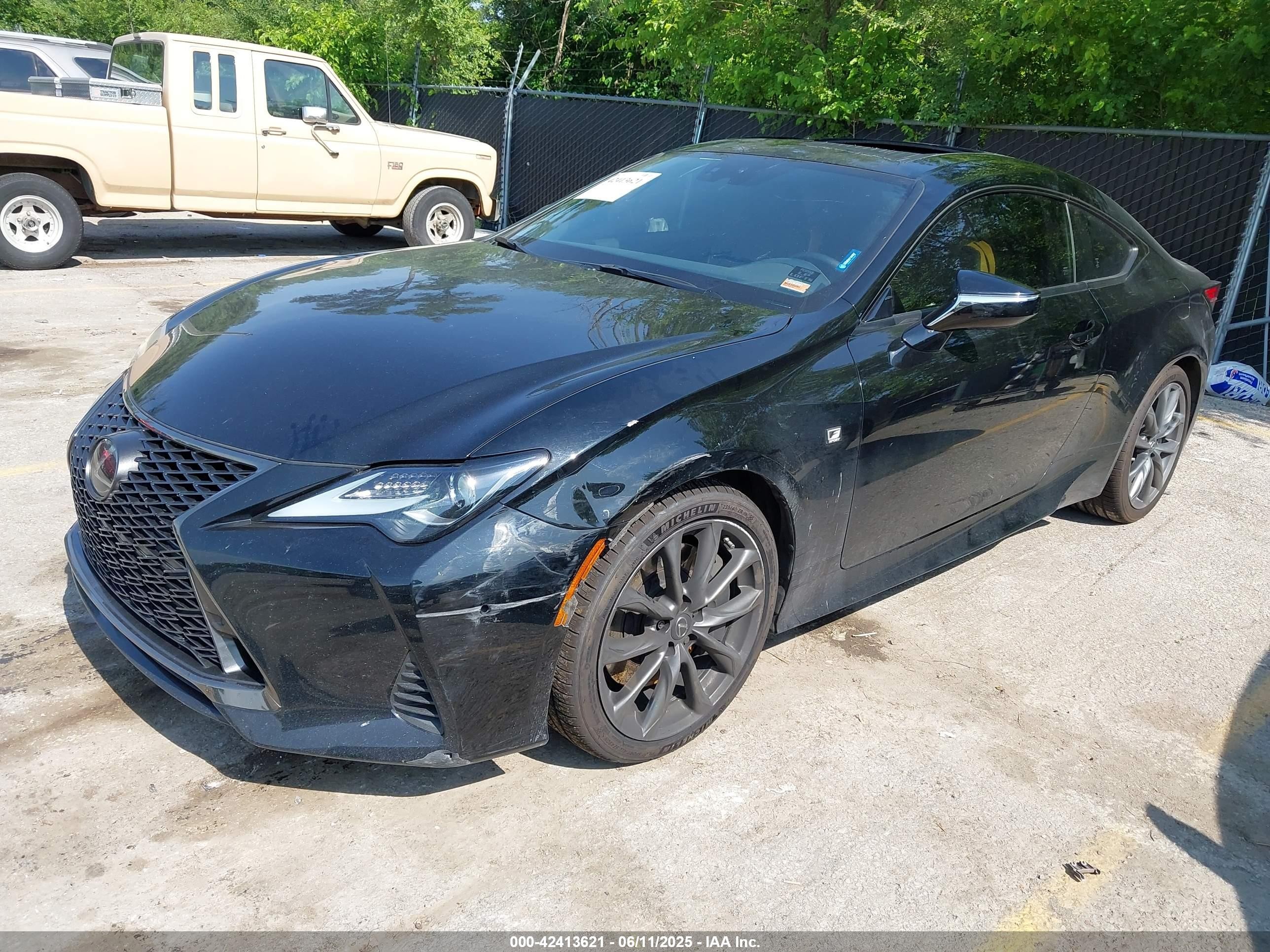 2019 Lexus Rc 300 F Sport Black vin: JTHHA5BC1K5010352