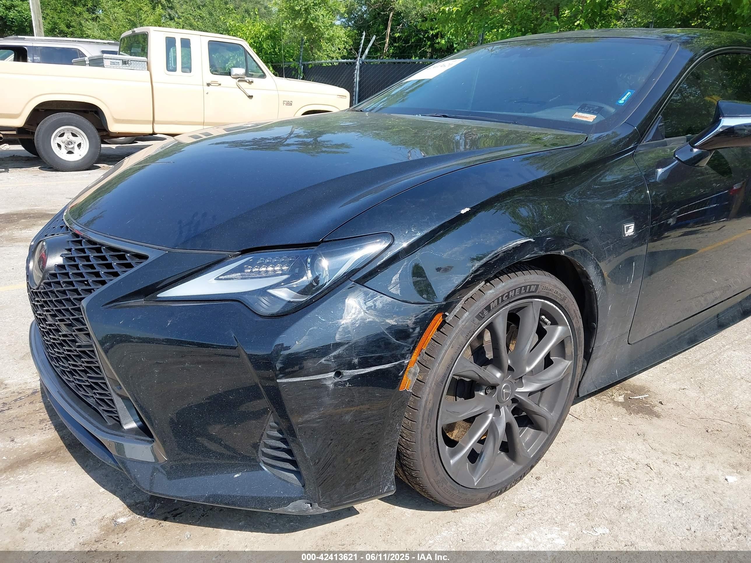 2019 Lexus Rc 300 F Sport Black vin: JTHHA5BC1K5010352