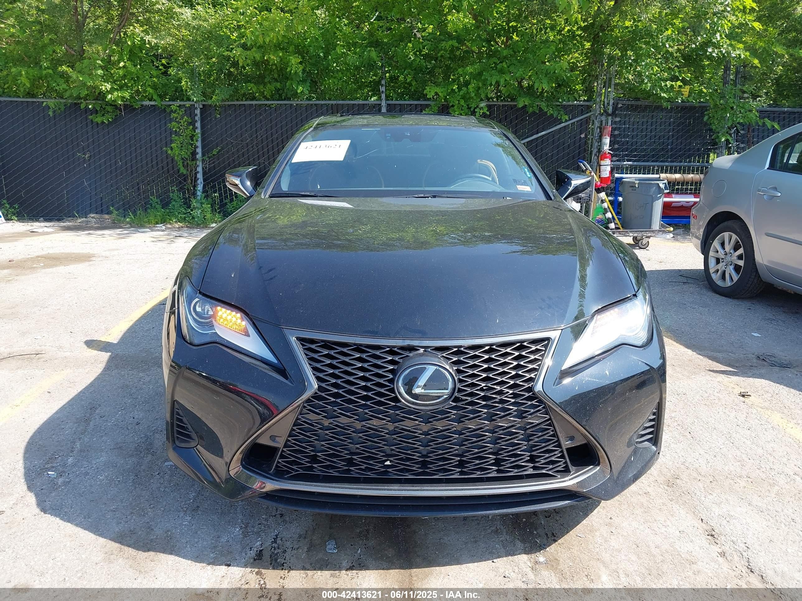 2019 Lexus Rc 300 F Sport Black vin: JTHHA5BC1K5010352