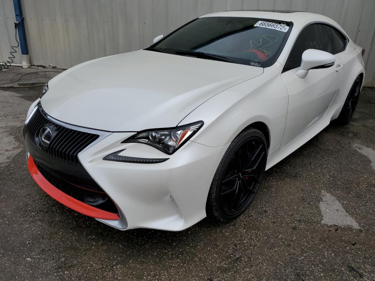 2017 Lexus Rc 200t Белый vin: JTHHA5BC4H5007549