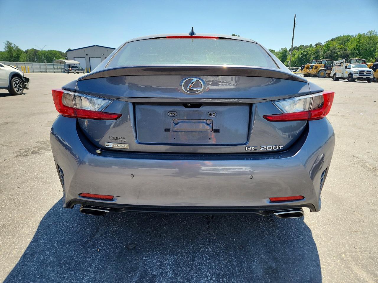 2017 Lexus Rc 200t Gray vin: JTHHA5BC5H5007351