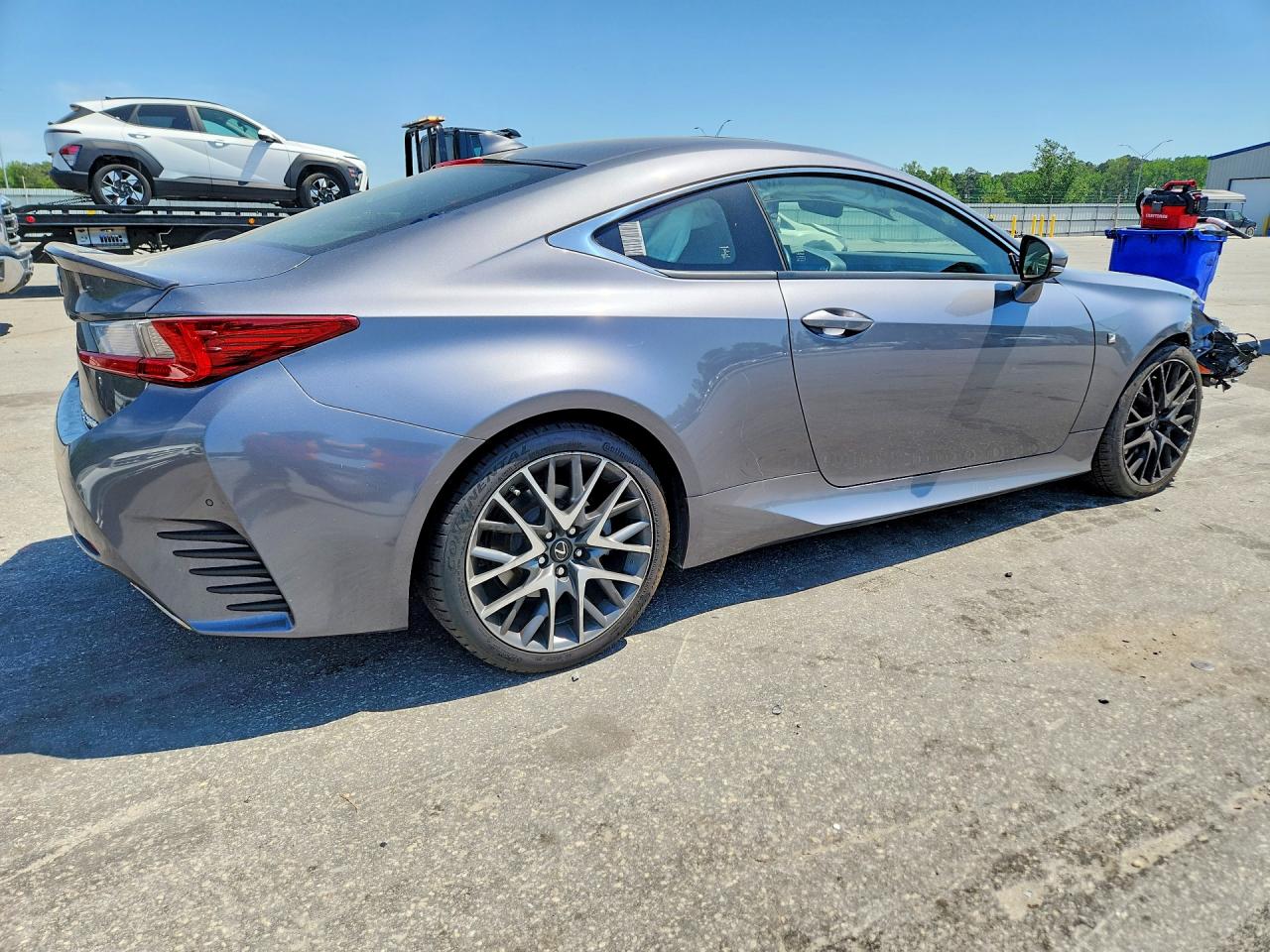 2017 Lexus Rc 200t Gray vin: JTHHA5BC5H5007351