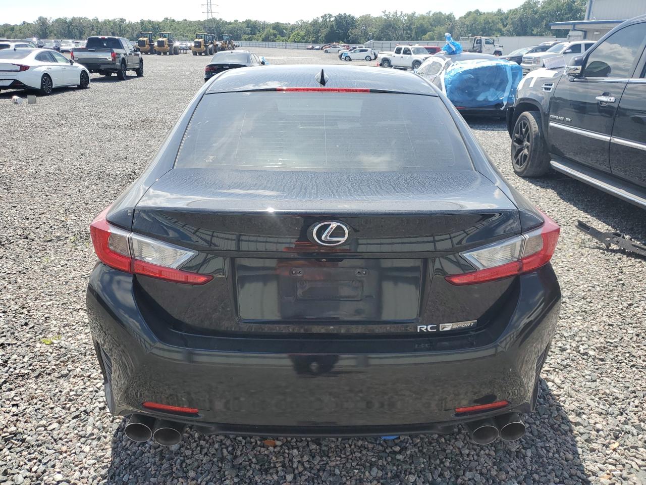 2016 Lexus Rc 200t Black vin: JTHHA5BC6G5000648