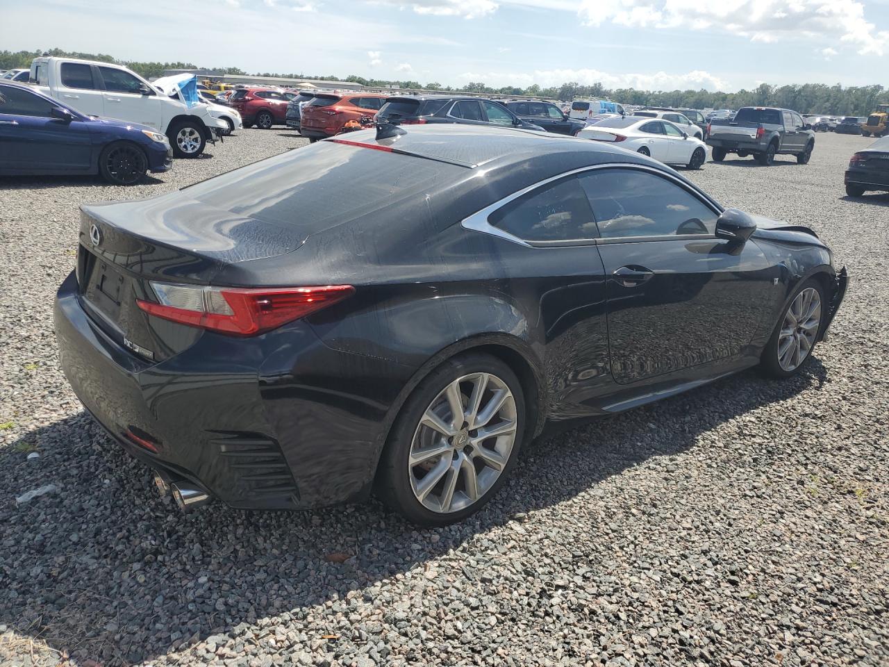 2016 Lexus Rc 200t Black vin: JTHHA5BC6G5000648