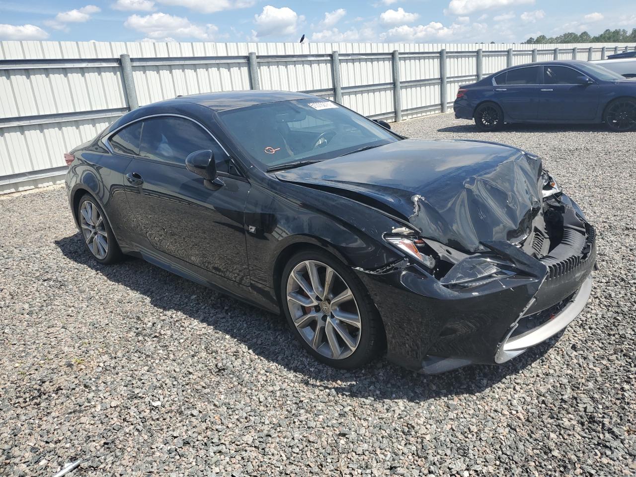2016 Lexus Rc 200t Black vin: JTHHA5BC6G5000648