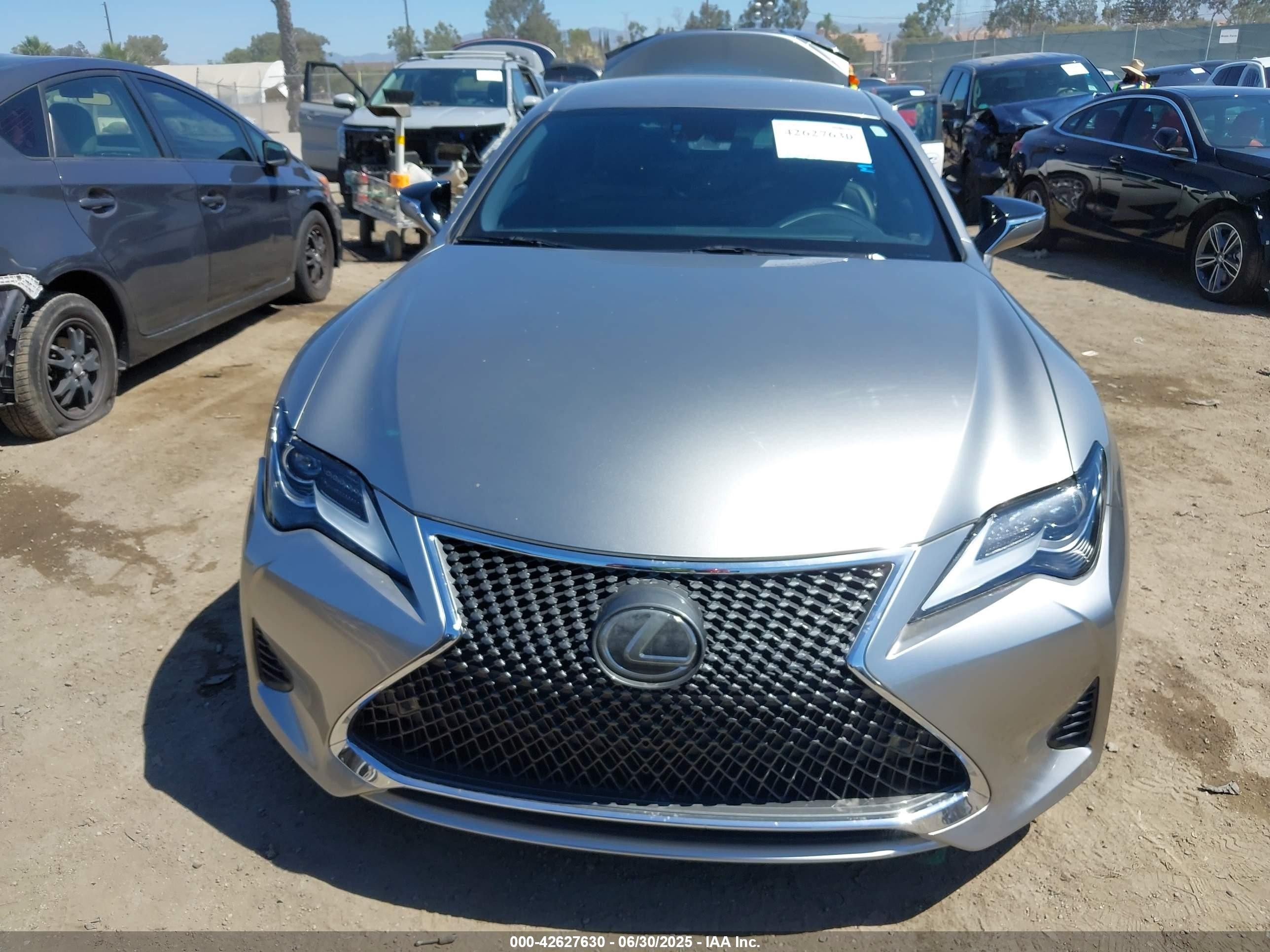 2019 Lexus Rc 300   Gray vin: JTHHA5BC7K5009271